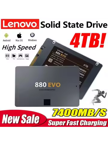 Lenovo New SSD 880 EVO 1TB 2TB 4TB Internal Solid State Drives Hard Disk SATA 3.0 MLC 2.5 Inches for