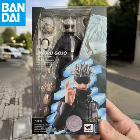 100%Original Genuine Bandai Shfiguarts SHF Satoru Gojo Jujutsu Kaisen Action Collection Figures Mode