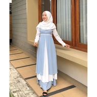 Mahesa SIMPLE WEDDING DRESS TRENDY MUSLIMAH GAMIS / LATEST WOMEN'S EID DRESS
