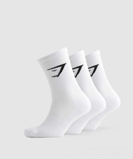 Gymshark Shark Socks Pure Cotton Professional Sports Socks Men And Women Training Outdoor Fitness Ru