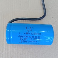 50uF single-phase AC motor starting capacitor (50uF starter capacitor)