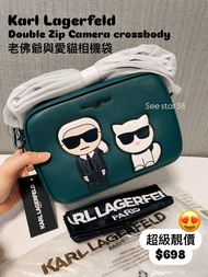 ✅香港現貨✅鬥手快!! ‼️原售$$1285 👉超級無敵平$698😱  正版美國🇺🇸 Karl Lagerfeld Paris Maybelle with cat Round Head Duo Cam