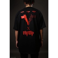 Villain Wear x FlipTop "BARS" Cotton T-Shirt Limited Edition