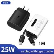 Samsung | SAMSUNG Charger PD 45W Super Fast Charging Original 25W Wall Charger 5A Type C Cable Galax