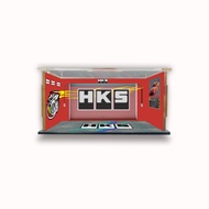 GILAN Box Acrylic Diecast HKS RACING GARAGE