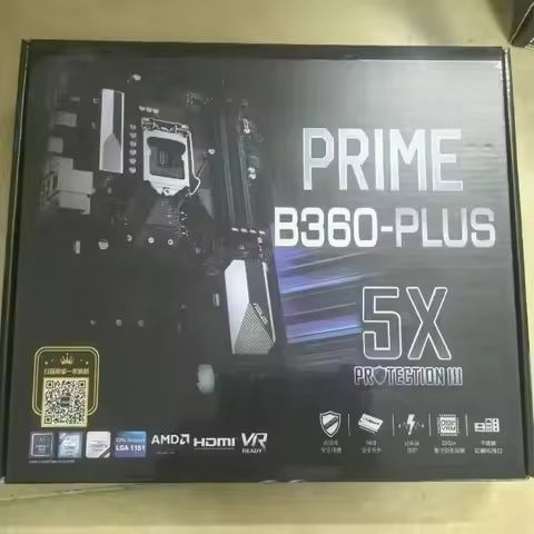 BOX FOR Asus PRIME B360-PLUS Motherboard 1151 DDR4 with I9 9900K