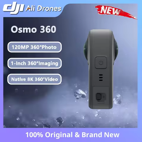 DJI Osmo 360 1-Inch 360 Degrees,Photo 4K/120fps ,8K Revolutionary 360 Degrees Camera Imaging 120MP 3
