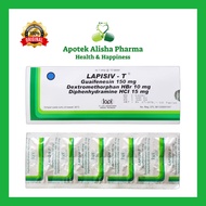 Lapisiv T Tablet (Strip 10 Tablet) - Lapisiv-T Tablet Obat Batuk Alergi / Batuk Kering / Lapisif / Lapisip Tablet