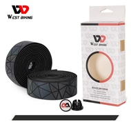 Handlebar Belt Anti-slip Breathable Colorful Color-changing Bicycle Road Handlebar Belt WEST BIKING 