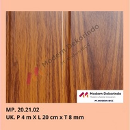 BERKUALITAS Plafon PVC Premium MP.20.21.02 Lebar 20cm Modern