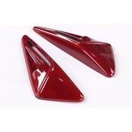 Real Carbon Fiber Side Camera Cover, Compatible With Tesla Model 3/Y/S/X/3+ Highland 2021-2024 Stick