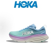 HOKA ONE ONE Bondi 8 Men And Women Running Shoes Green Purple 8B41 IVEK