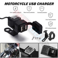 Motorcycle USB Charger Handlebar Charger Waterproof 5 V 1A/ 2.1A Adapter Power