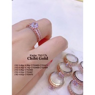 Cincin emas Roxe Grande emas 750 kadar 17k amero750 GOLD Ring chibi