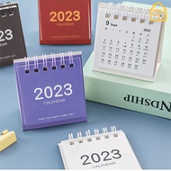 2023 Retro Simple Solid Color Mini Desk Calendar/ Standing Desk Calendar Thick Paper Office Calendar For Organizing Planning