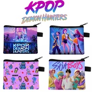 KPop Demon Hunters Wallet Popular Zipper Wallet Cartoon Children's Wallet Coin Paper Currency Storag
