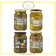 Coles Whole Dill Pickles Gherkins/Bread Butter Sliced Pickles/Special Burger Pickles/Sliced Crunchy 