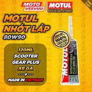 [MTVV] Gearbox lubricant oil for scooters MOTUL Scooter Gear Plus SEA 80W90 API GL-5 120ml<END>