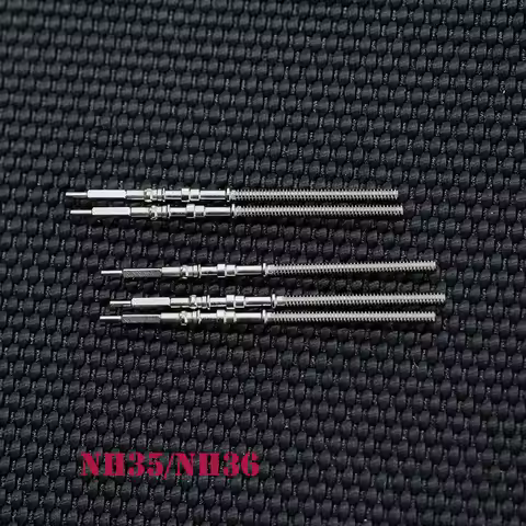 3 pieces STEM FOR MOVEMENT NH35A NH36A 7S26 7S36 4R36 Watch Winding Stem Replacement Part