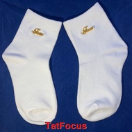 [Dance Dancesport Dance Accessories] Focus (TatFocus) Girls Socks White Socks