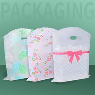 50pcs Gift Bag Transparent Plastic Bag Goodies Bag Shopping Bag Thank you Bag Birthday Wedding Party