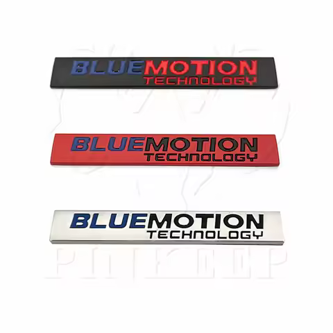 3D Metal Car Sticker Emblem Badge Logo For Volkswagen VW Bluemotion Technology Golf 7 TDI MK7 POLO P