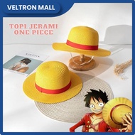 Luffy Anime Straw Hat 35cm One Piece Mugiwara Hat No Luffy Cosplay Hat