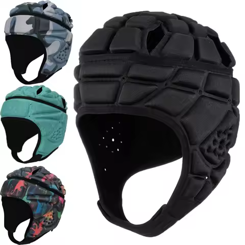 Rugby Helmet Headguard Headgear for Soccer Cap Head Protector Soft Protective Helmet for Kids Youth 