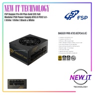 FSP Dagger Pro 80 Plus Gold SFX Full Modular PC Desktop PSU Power Supply ATX3.0 PCIE 5.0 - ( 650w / 