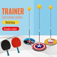 Portable Ping Pong Trainer Kids Table Tennis Ping Pong Sports Exercise Training Kit
