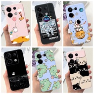 For Xiaomi Redmi Note 13 Pro 5G Case 2024 Lovely Astronaut Soft Silicone Phone Back Cover For Redmi Note 13 Pro 5G Casing