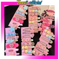 TMALL 7 in 1 Set Women's Hair Clips Y2K Korean Fashion Women's Hair Accessories Aesthetic Bangs Clip