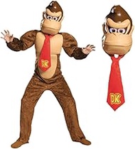 Donkey Kong Deluxe Super Mario Bros. Nintendo Costume, Medium/7-8
