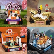 2023 Streetview Building Block Toys Naruto Conan Strange Kid Naruto Assembled Toy Animation Model