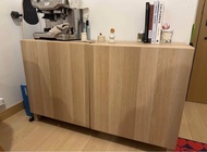 IKEA Besta Wooden Cabinet with Storage