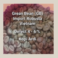 READY Kopi Biji Mentah/Grean Bean Robusta Import Vietnam Natural 1 kg