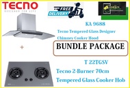 TECNO HOOD AND HOB BUNDLE PACKAGE FOR ( KA  9688 &amp; T 22TGSV) / FREE EXPRESS DELIVERY