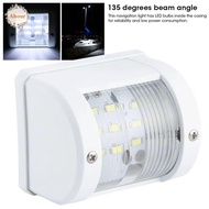 AHOUR Boat Signal Light, 135 Degrees IP66 Waterproof LED Navigation Lamp, Durable 3W Power ABS Housi