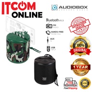 AUDIOBOX v5.3 BLUETOOTH PORTABLE SPEAKER BLACK & CAMO (2GO DOCK 100 & 2GO-RDO 20)