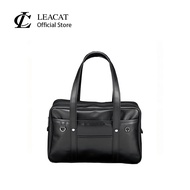 Leacat Student JK Handbag Men's and Women's Single Shoulder PU Uniform Bag Waterproof Official Docum