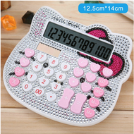 Calculator Solar Calculator with Rhinestone Crystal Diamond