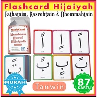 Flashcard Membaca Huruf HIJAIYAH DENGAN HAROKAT Flash Card Kartu Pintar Belajar