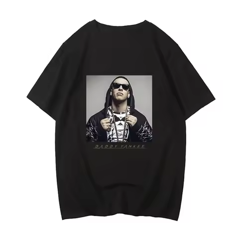 Daddy Yankee T-shirts Hip Hop RIP Streetwear Tee-shirt Cotton Short Sleeve Comfortable Tshirts Casua