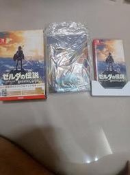 二手switch 遊戲 薩爾達傳說 曠野之息 含說明書 地圖