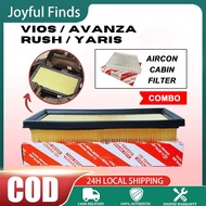 AIR & CABIN FILTER COMBO for TOYOTA Vios/Avanza/Rush/etc 2014-2021 87139-28020