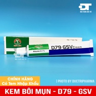 Kem bôi mụn D79 GSV giúp da mềm mịn