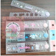 1 piece!!919! Sanrio shape folding ruler/Sanrio shape folding ruler/30cm folding ruler