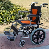 ST-🚤Elderly Walking Wheelchair Folding Lightweight Portable Travel Manual Wheelchair Disabled Inflatable Trolley X1TU
