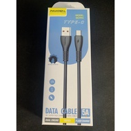 PAVAREAL DC99C Type-C 5A Data & Charging Cable Bending Resistance Black Colour