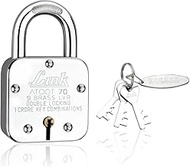 Green Velly Atoot 70mm Lock | 1 Crore Key Combinations | Stainless Steel Body | Hardened Shackle | 9